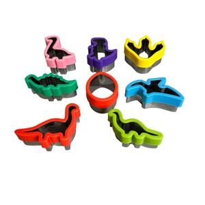 Dinosaur Cookie Cutters Stainless Steel Cookie Food Cutters Molds 8 pieces